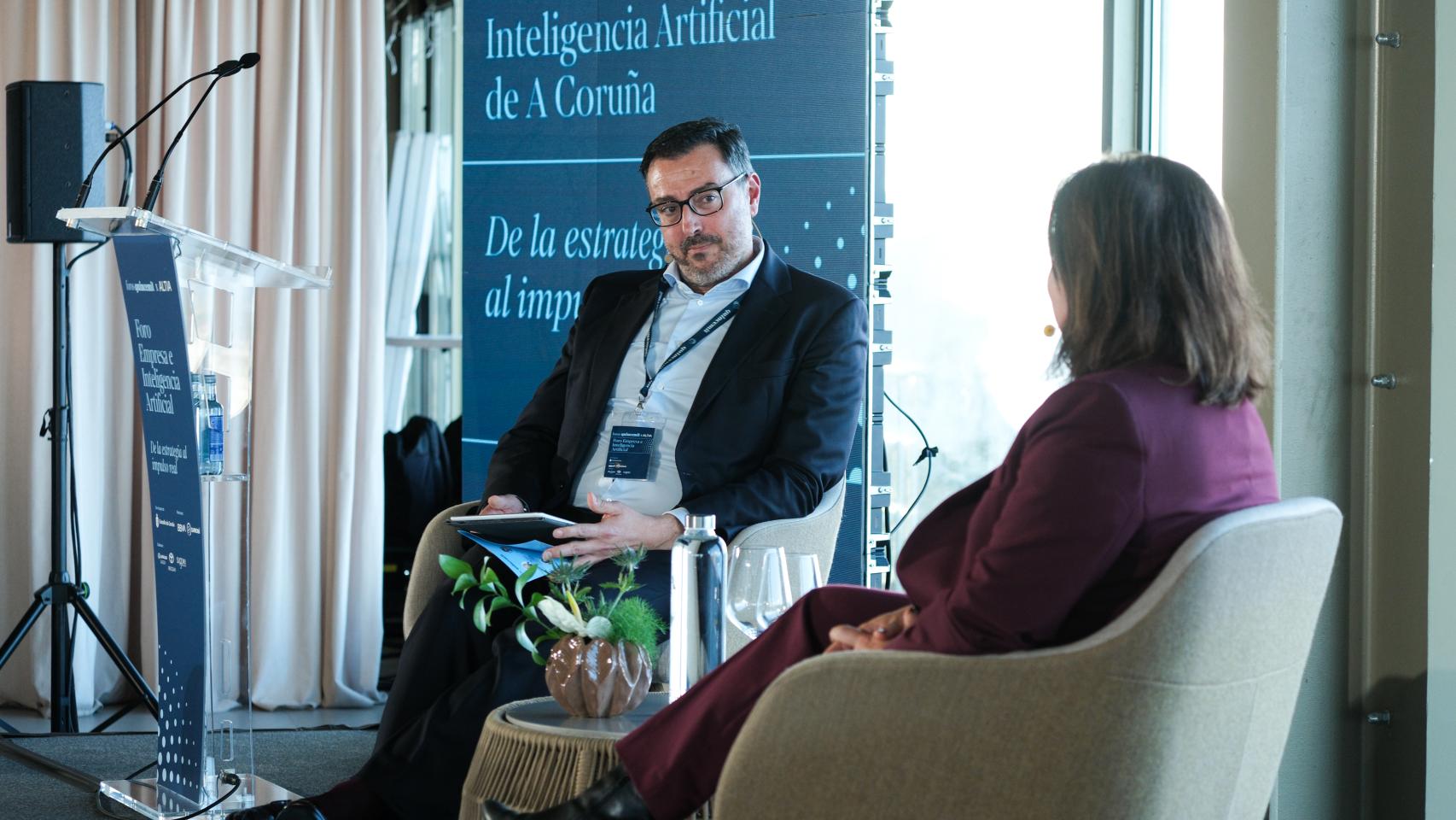Antonio Soto, en el Foro Empresa e Inteligencia Artificial de A Coruña