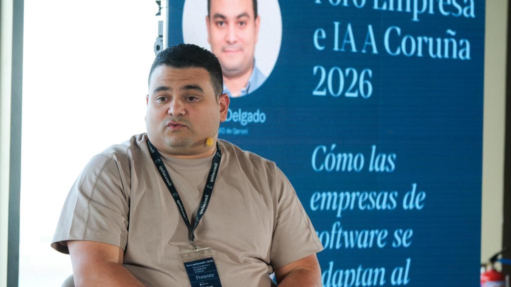José Delgado, CEO de Qaroní, en el Foro Empresa e Inteligencia Artificial de A Coruña