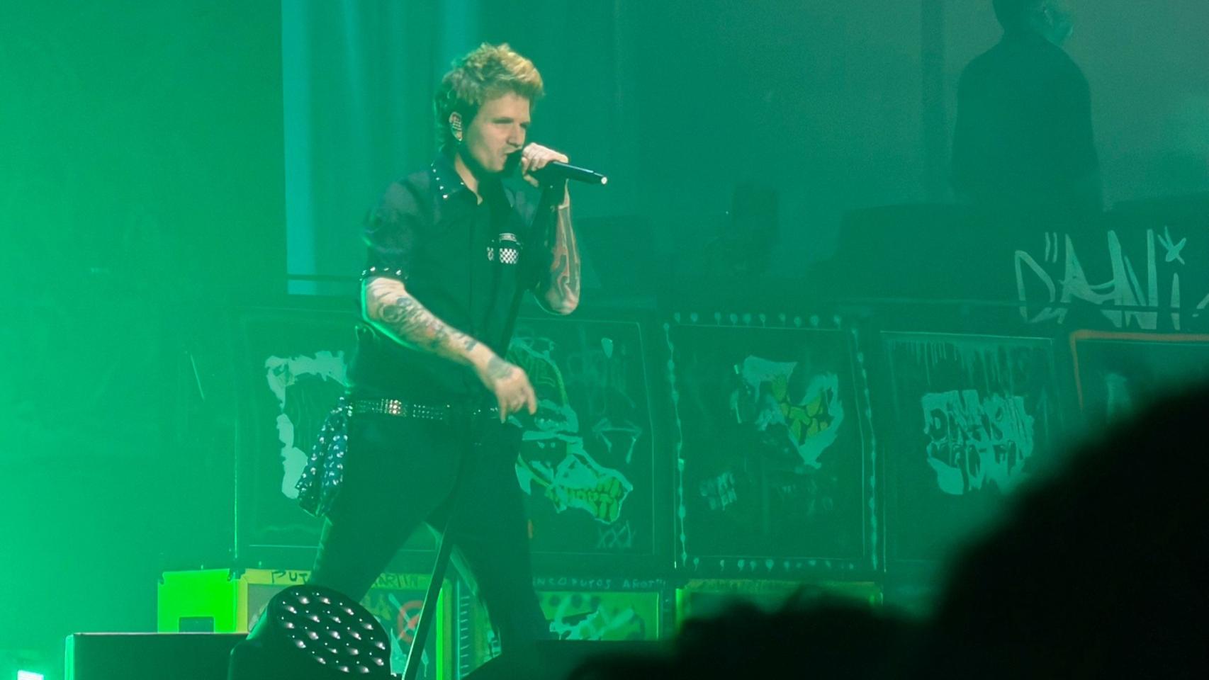 Dani Martín en su concierto en A Coruña.