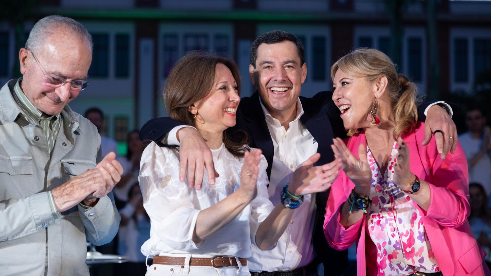 Cierre de campaña de Juanma Moreno en Málaga.
