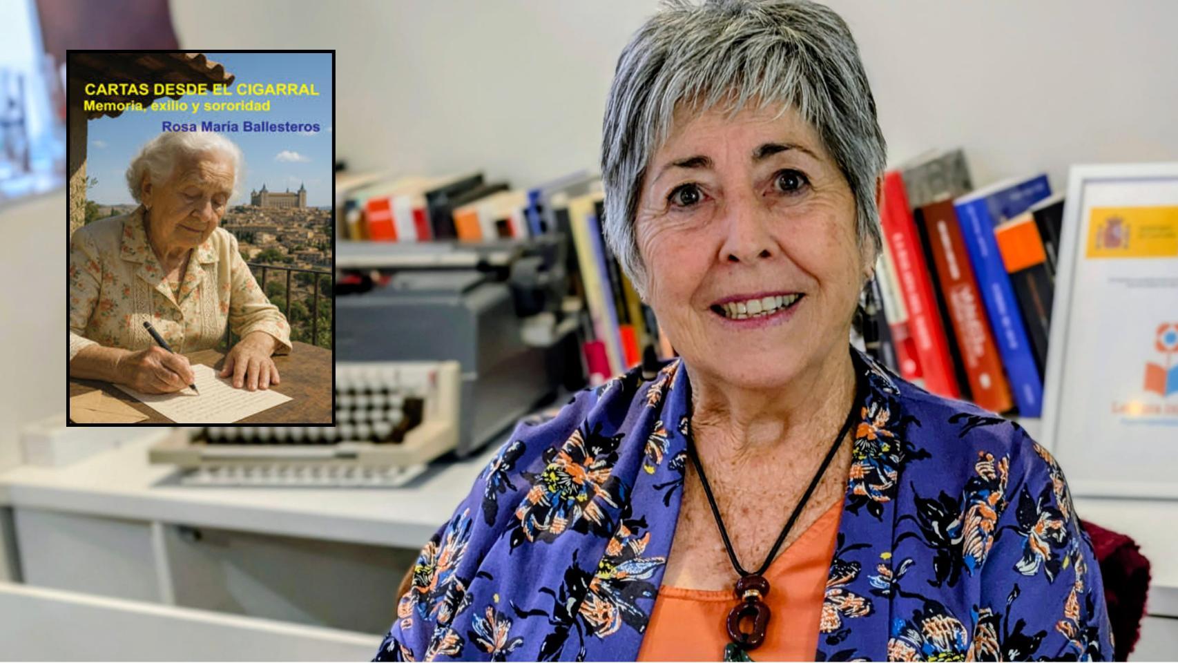 Rosa María Ballesteros durante la presentación de Cartas desde el Cigarral, su primera novela.