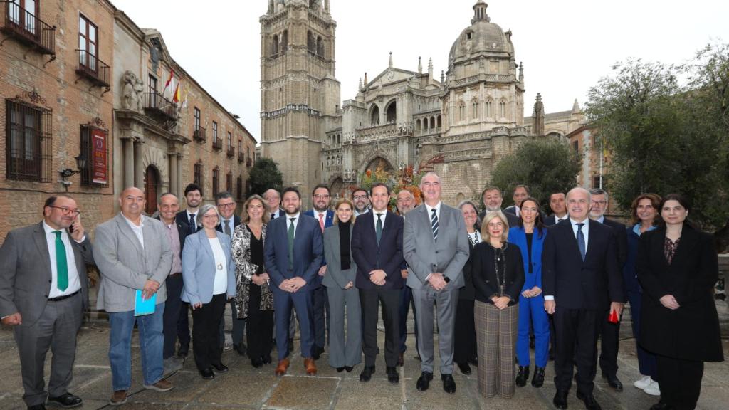 La Asamblea del Grupo de Ciudades Patrimonio de la Humanidad de España, reunida recientemente en Toledo.