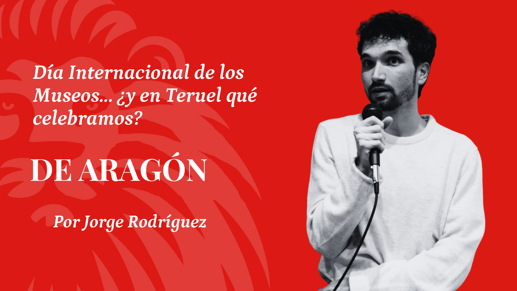 Jorge Rodríguez, de CHA Teruel