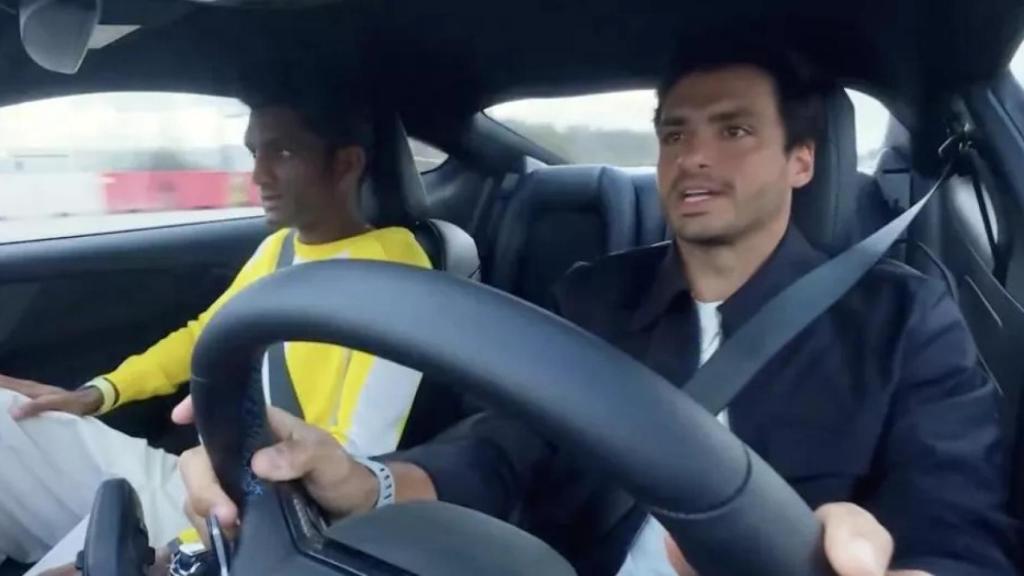 Carlos Sainz estrena el circuito de MadRing.
