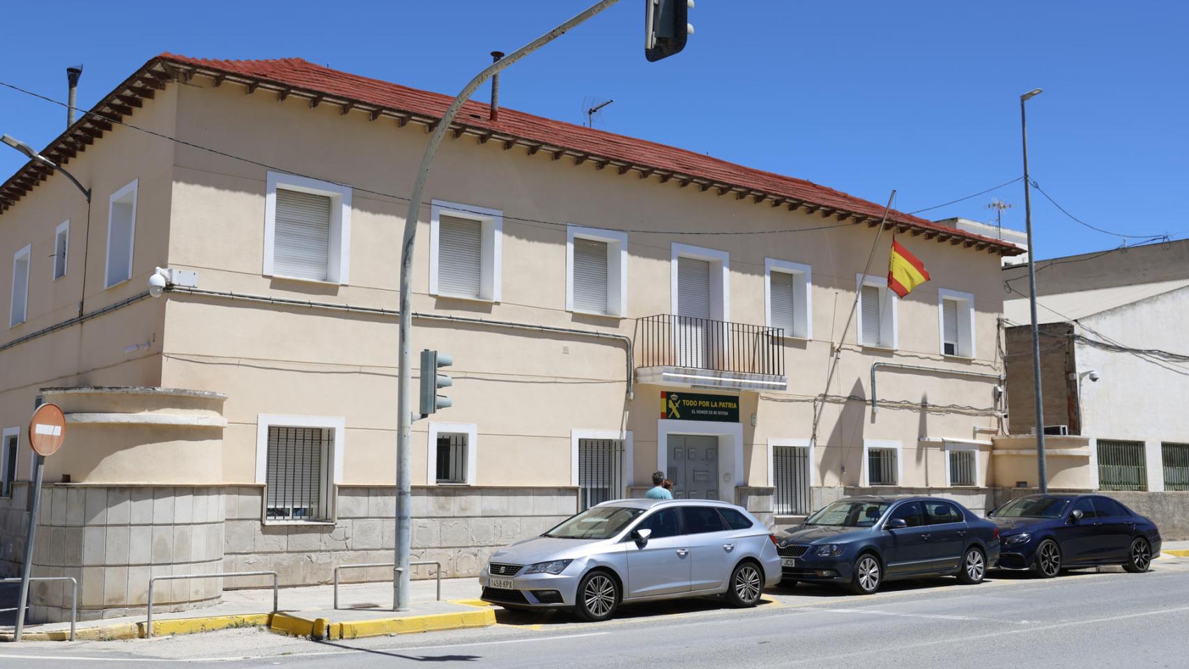 La casa cuartel donde residían en Dolores (Alicante)
