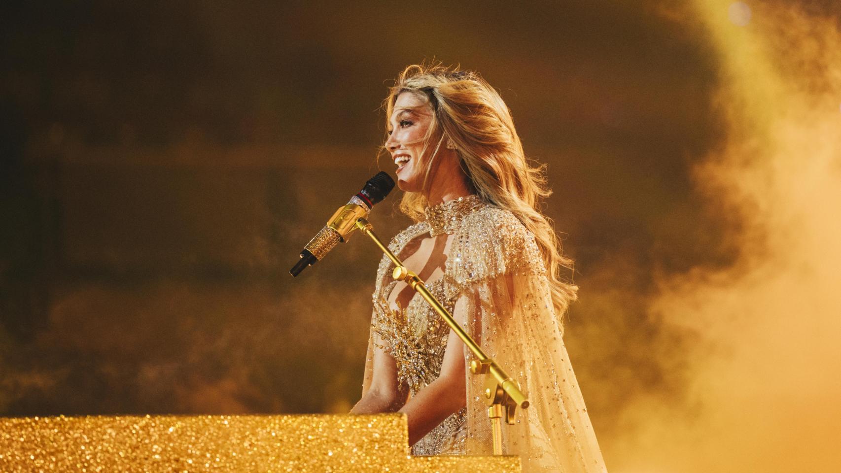 La cantante y pianista australiana Delta Goodrem.