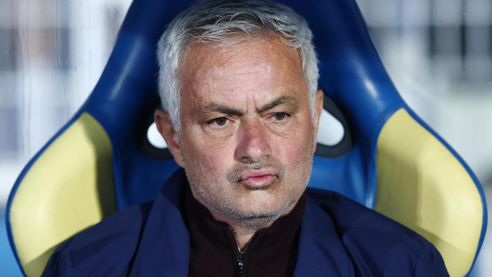 José Mourinho, durante el partido contra el Estoril.