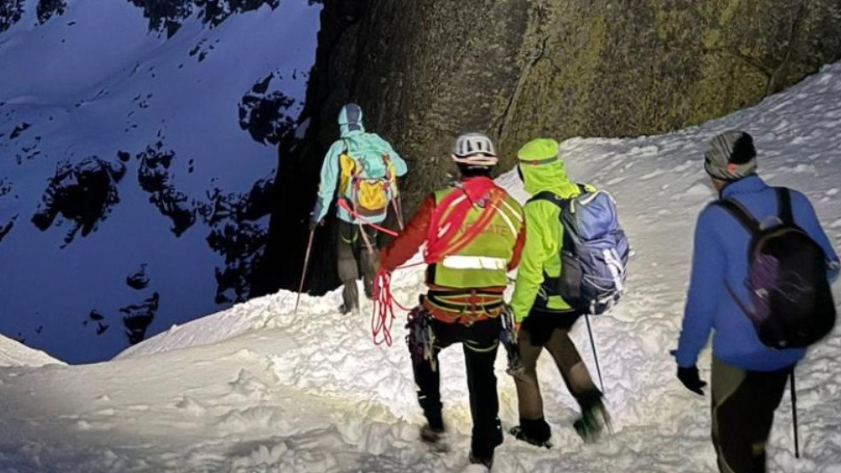 Operativo de búsqueda del montañero 
