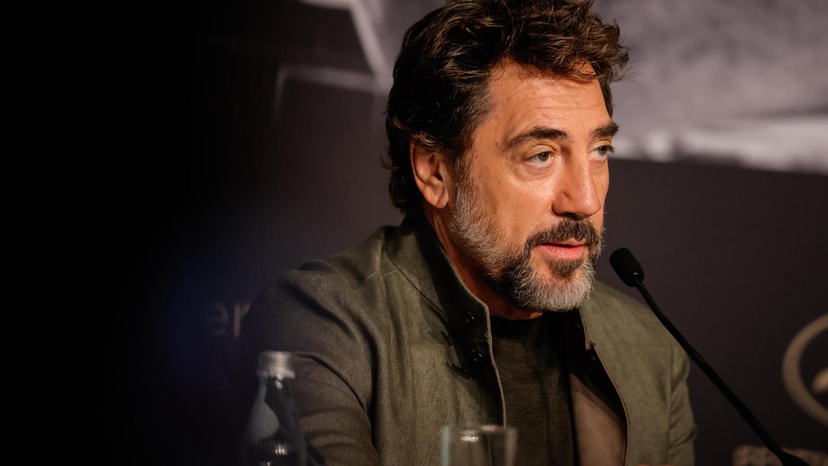 Javier Bardem comparece en rueda de prensa en el Festival de Cannes 2026. Foto: EFE/EPA/TERESA SUAREZ/ POOL