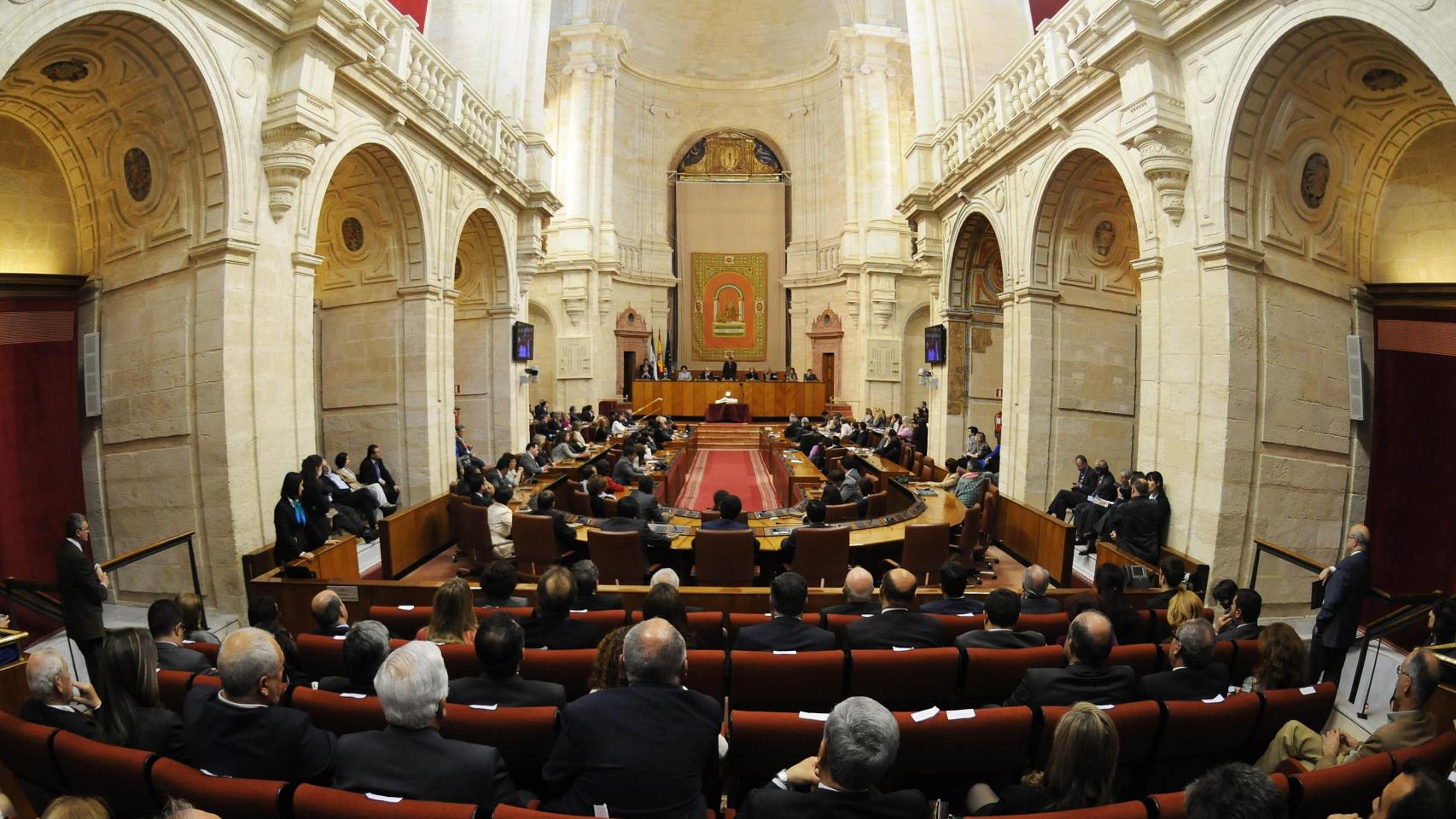 Imagen de archivo del Parlamento andaluz.