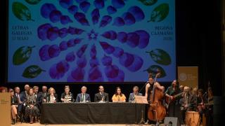 Pleno extraordinario de la Real Academia Galega celebrado este 17 de mayo en Santiago