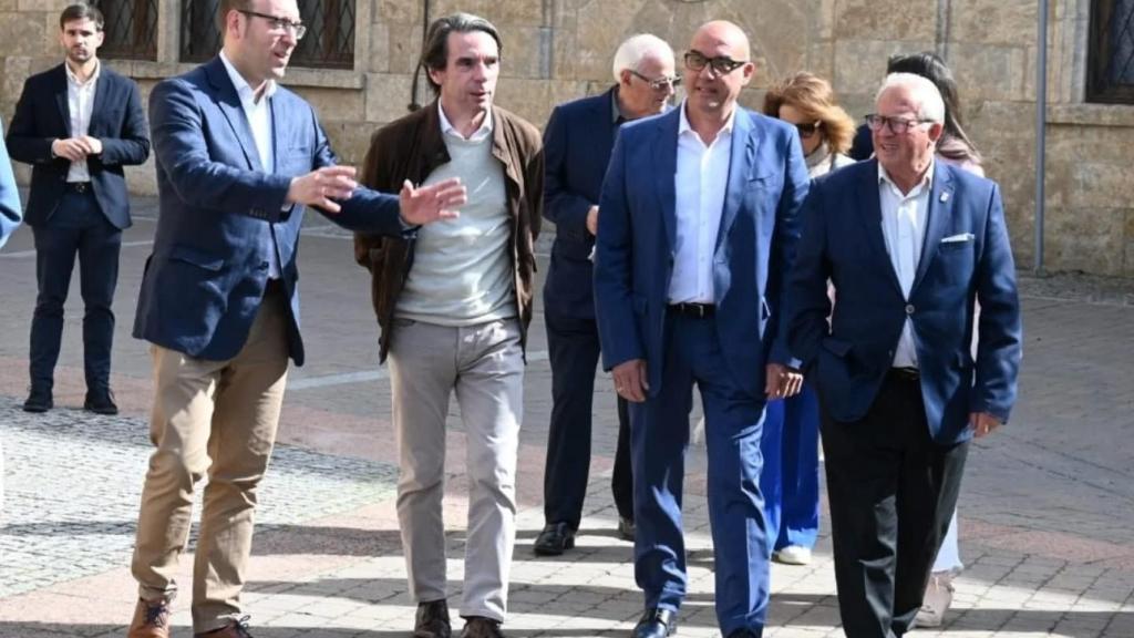 Visita a Ciudad Rodrigo del expresidente Aznar