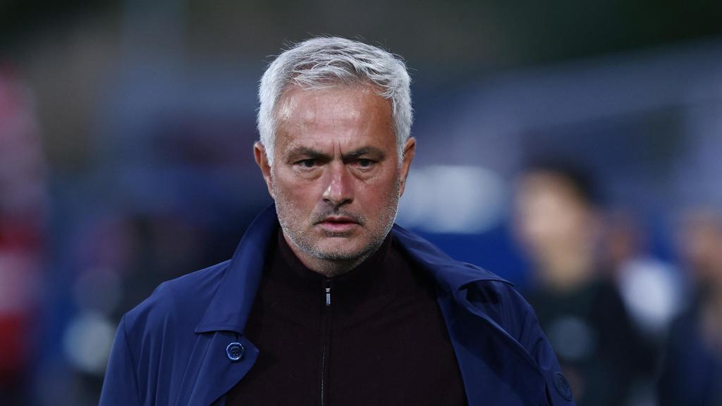 José Mourinho, en su último partido con el Benfica.