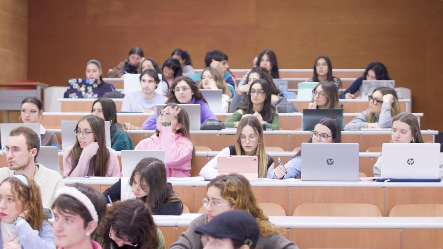 Una clase de universidad