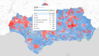 Los resultados calle a calle en Andalucía