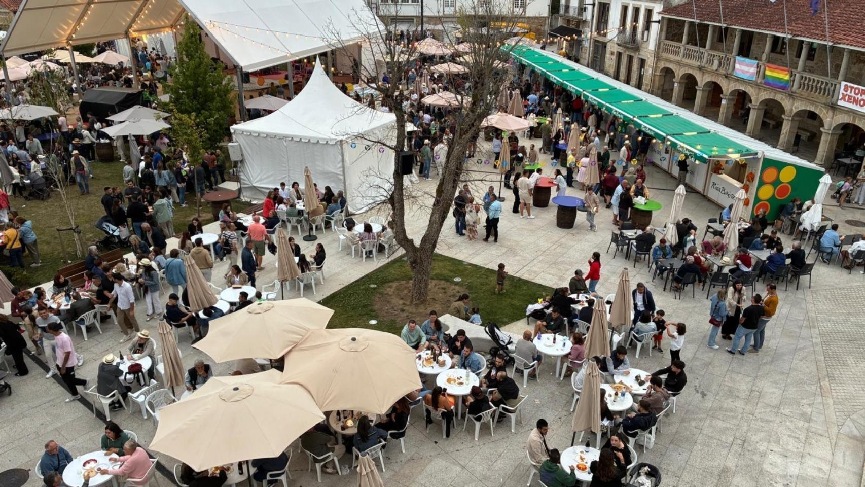 Edición anterior de la Feira do Viño do Rosal (Pontevedra)