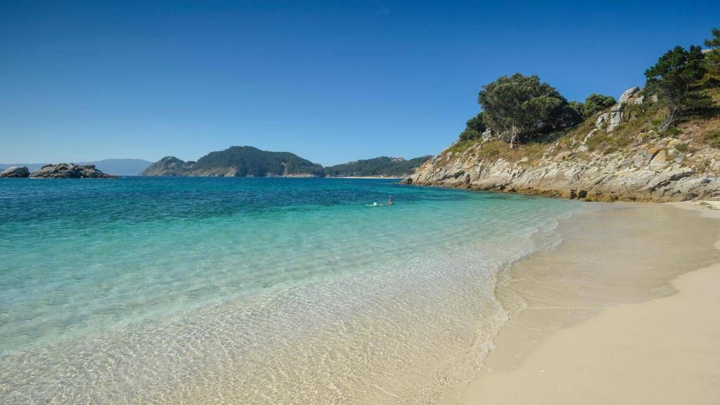 Playa de Nosa Señora, en las Islas Cíes