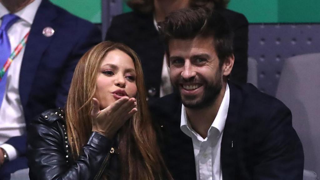 La cantante junto a Gerard Piqué.