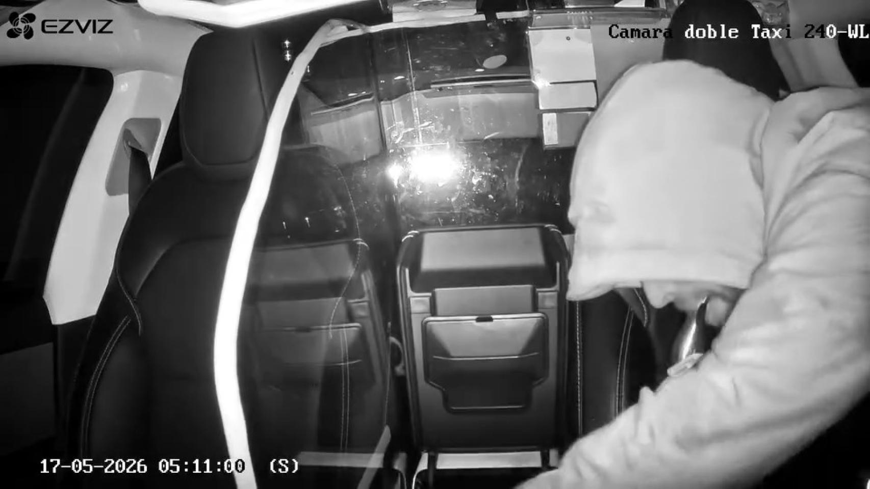 Robo en el interior de un taxi en A Coruña.