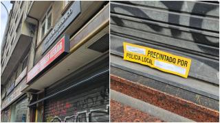 Local precintado en el 125 de Juan Flórez, en A Coruña