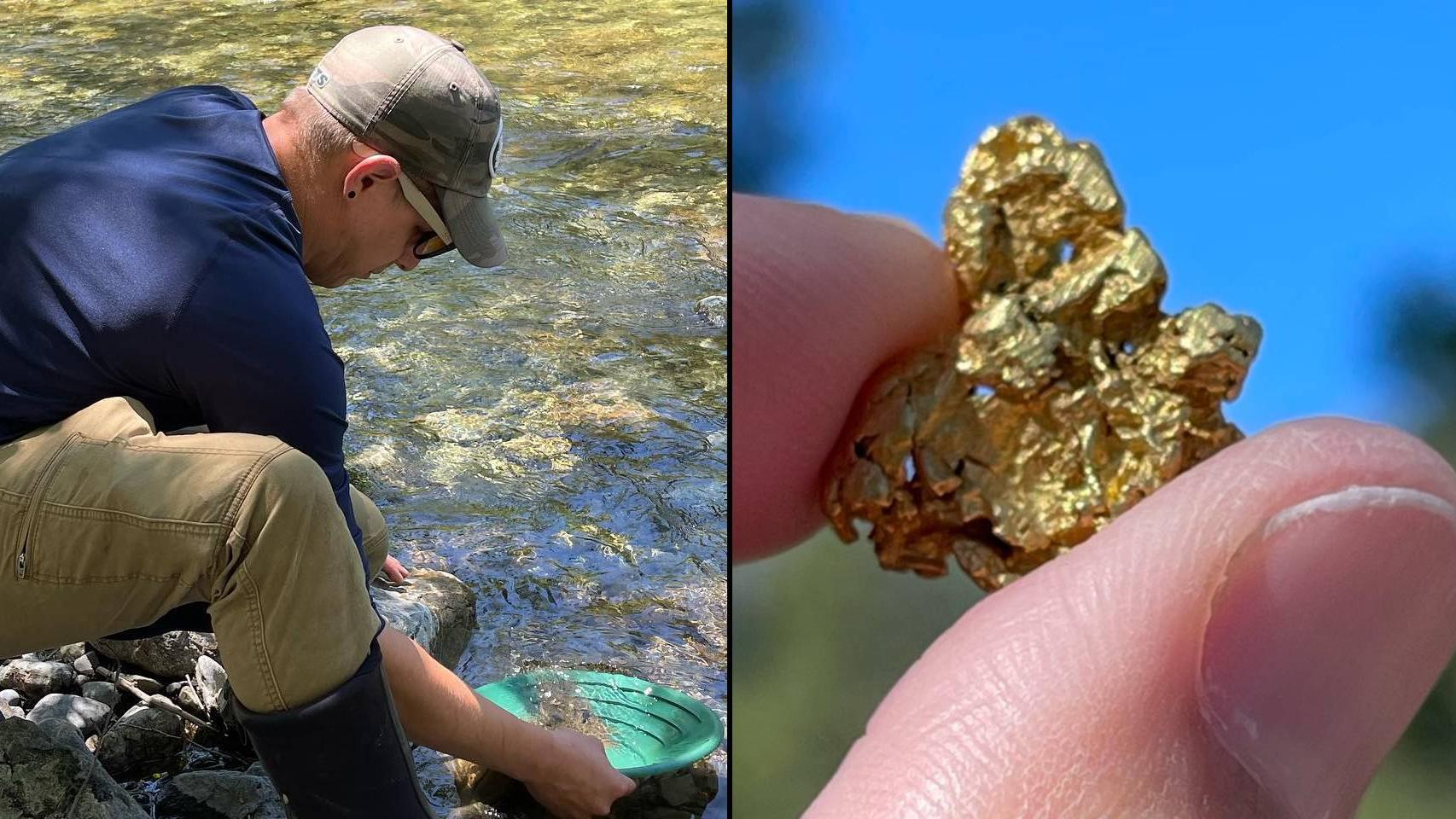 Prospectores de oro a la antigua usanza de la Lost Dutchman's Mining Association (Facebook)