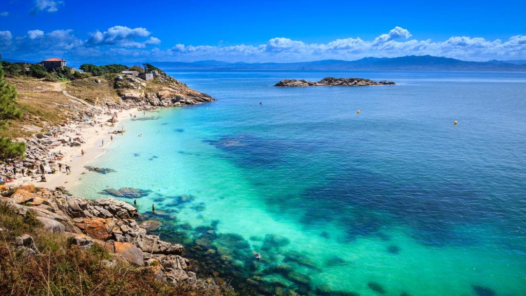Playa de Nosa Señora, en las Islas Cíes 