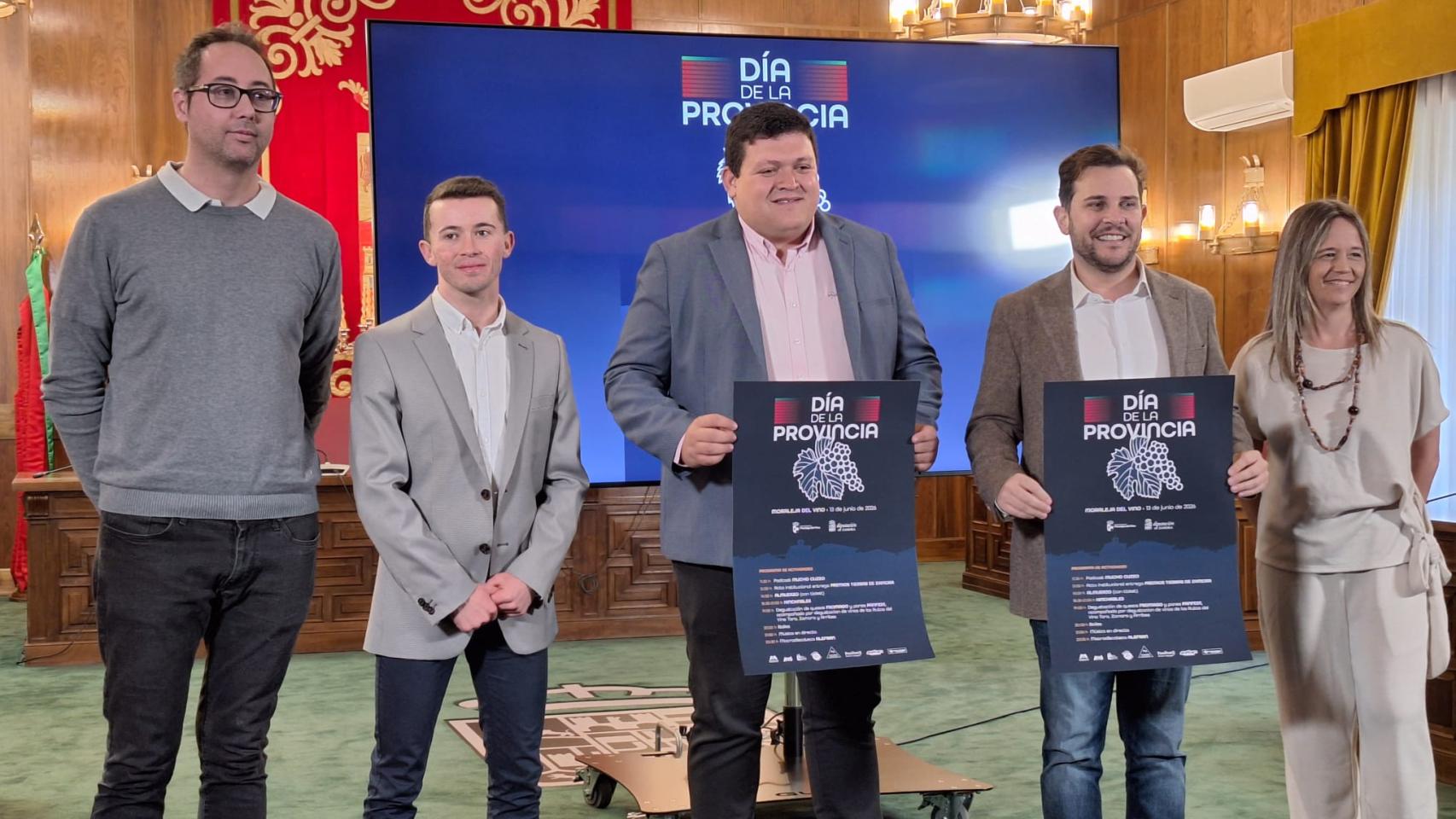 Presentación de la programación del día de la provincia en Moraleja del Vino.
