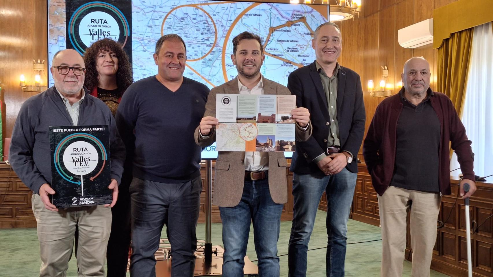 Presentación de la Ruta Arqueológica de los Valles del Tera, Eria y Vidriales en la Diputación de Zamora.