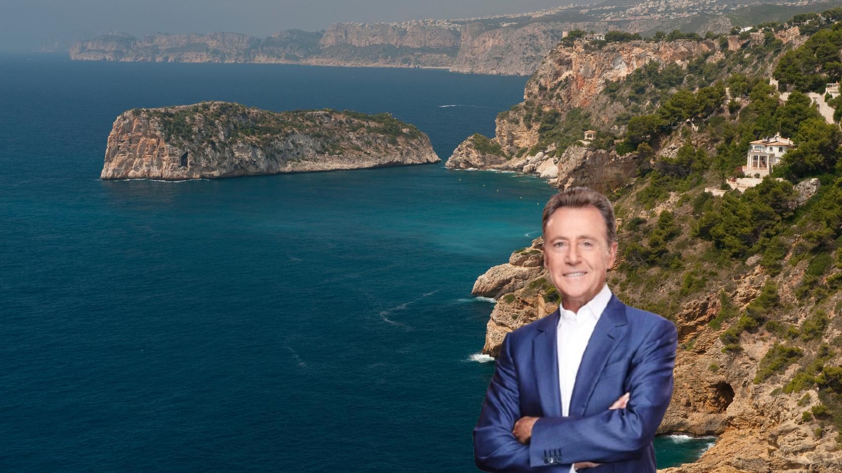 Matías Prats y una imagen de Jávea.