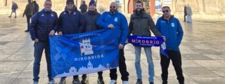 Varios miembros de la peña Miróbriga.