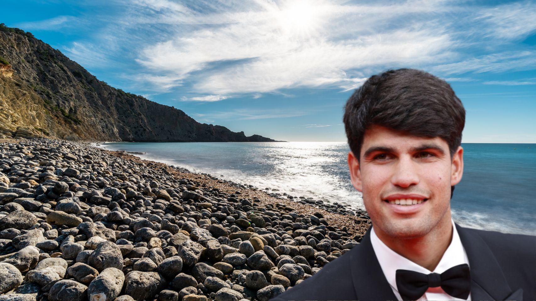 La playa donde desconecta Carlos Alcaraz