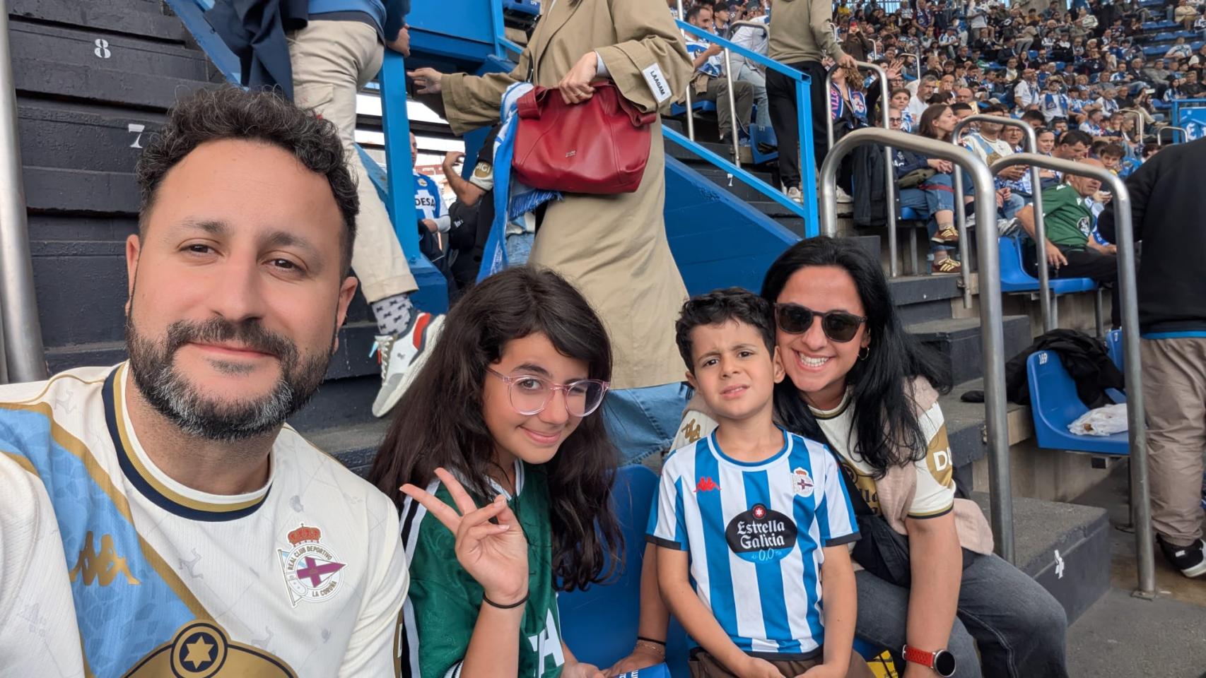 Roberto Rey en Riazor.