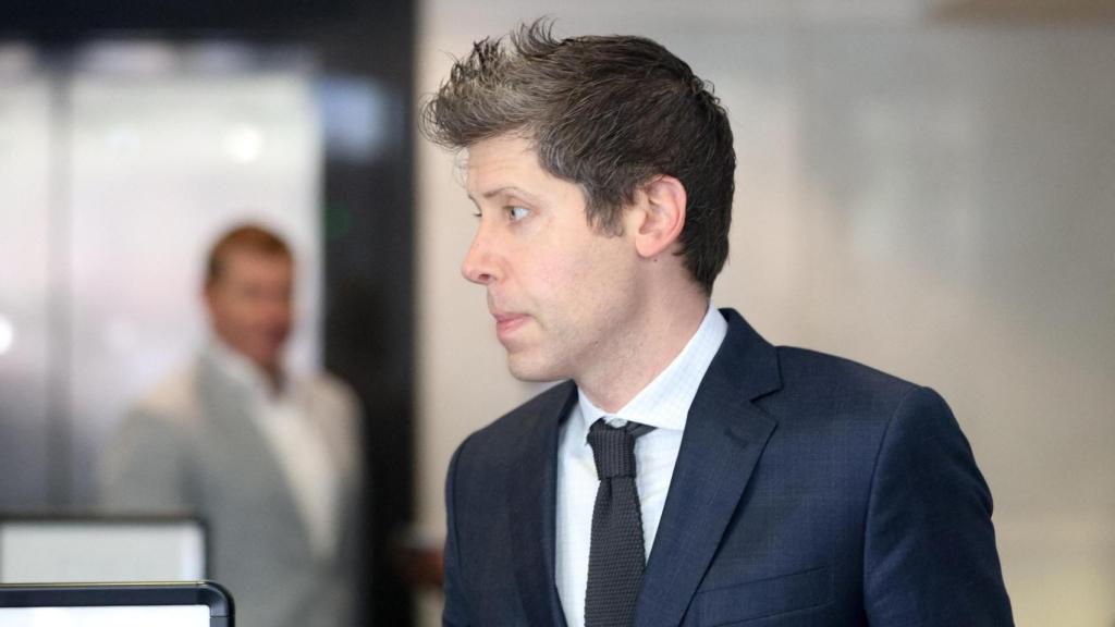 Sam Altman, CEO de OpenAI, durante el juicio.