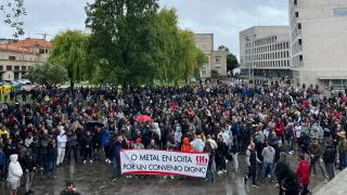 Manifestación del metal de este martes