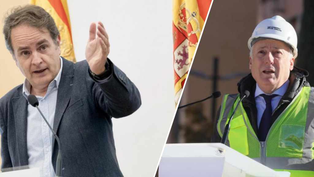 Roberto Bermúdez de Castro y Octavio López.