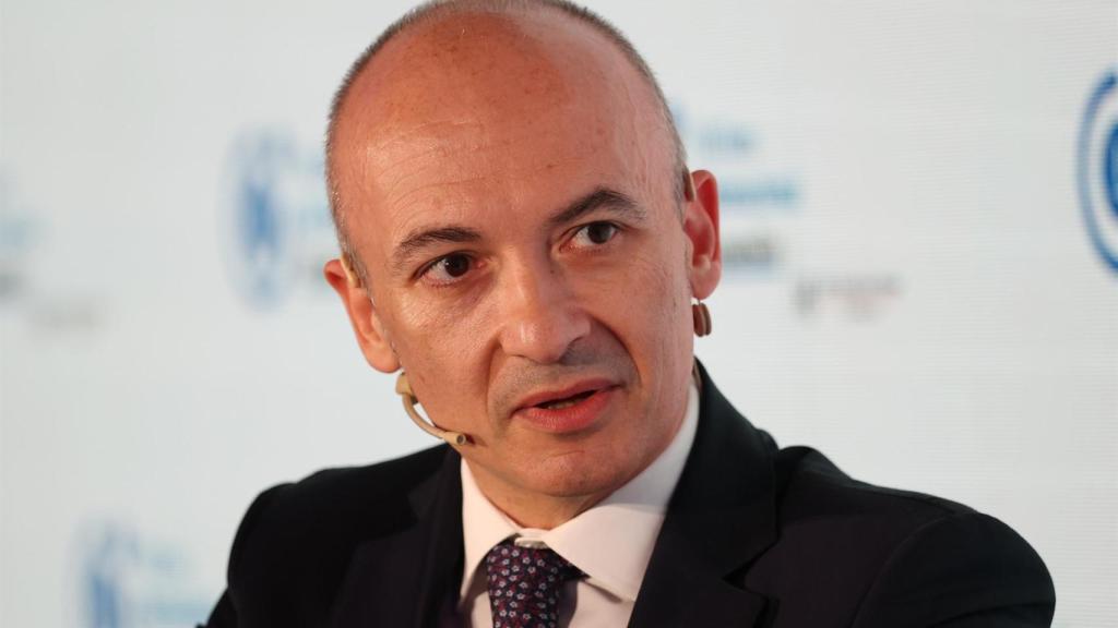 El CEO de Inditex, Óscar García Maceiras, en la primera jornada del VII Foro Internacional 'Expansión', en Madrid.