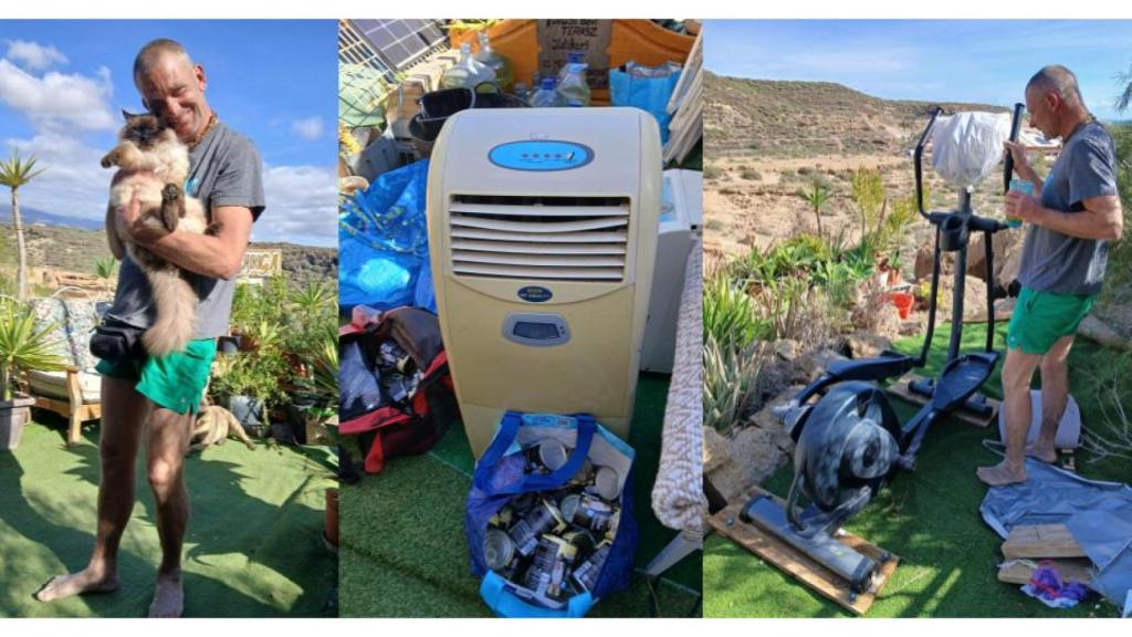 Cero estrés y comodidades modernas. Todos los objetos son reciclados.