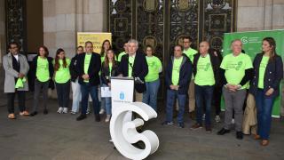Presentación A Coruña En Marcha contra o Cancro 2026 este martes en la plaza de María Pita