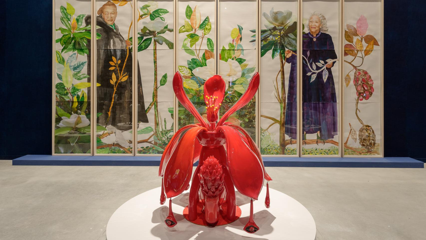  María Magdalena Campos-Pons: 'Anatomía del Magnolio para Koyo Kouoh & Toni Morrison', 2026. Foto: Andrea Avezzù / La Bienal de Venecia 