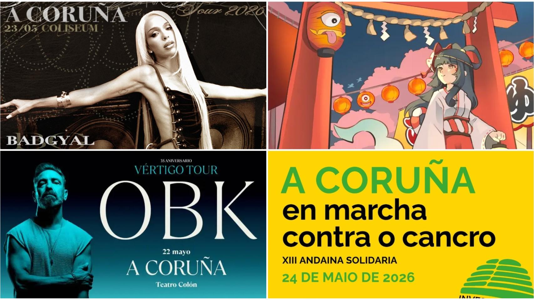 ¿Qué puedo hacer en A Coruña este fin de semana? Concierto de Bad Gyal, Expotaku, magia y mucho más