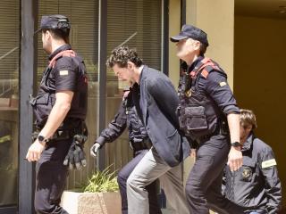 Jonathan Andic, el hijo del fundador de Mango, a su llegada al Juzgado de Instrucción 5 de Martorell, a 19 de mayo de 2026, en Martorell, Barcelona.