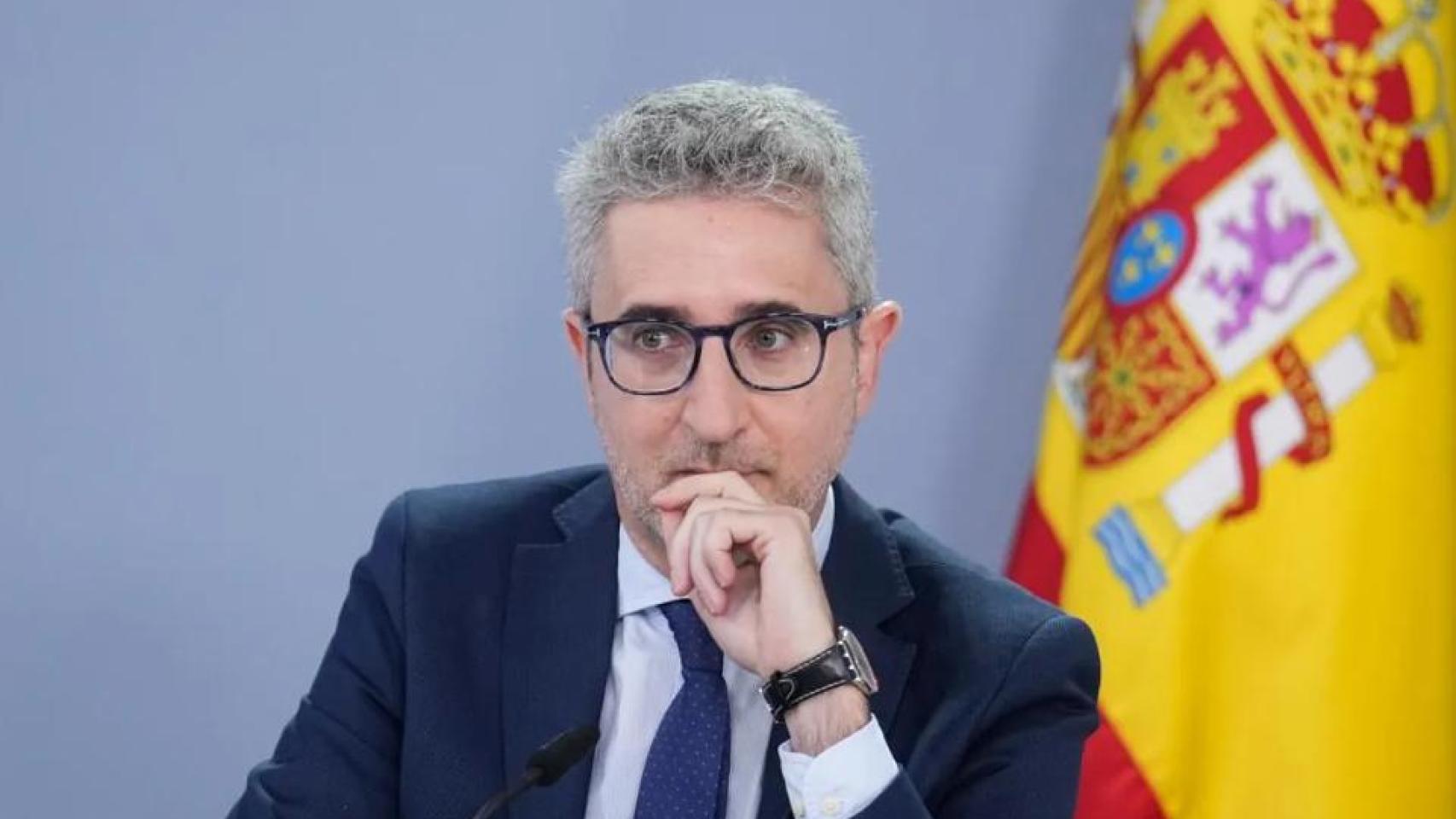 Arcadi España, ministro de Hacienda. 