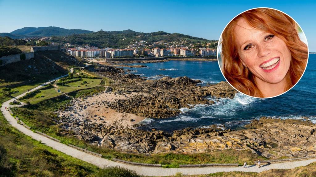 La playa de Baiona favorita de la actriz María Castro