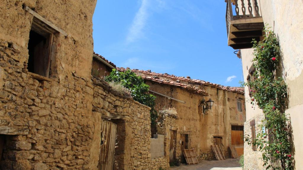 Arquitectura tradicional aragonesa en Mirambel, Aragón
