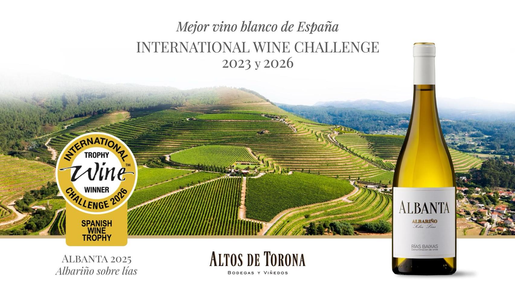 Albanta, mejor vino blanco de España.