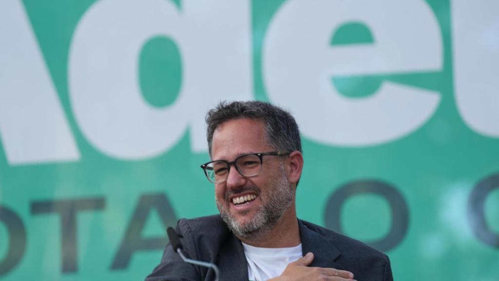 José Ignacio García, en un acto de campaña.