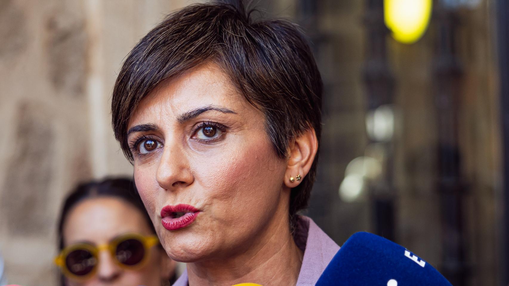 La ministra de Vivienda, Isabel Rodríguez, ha participado en la presentación de un libro en Toledo.