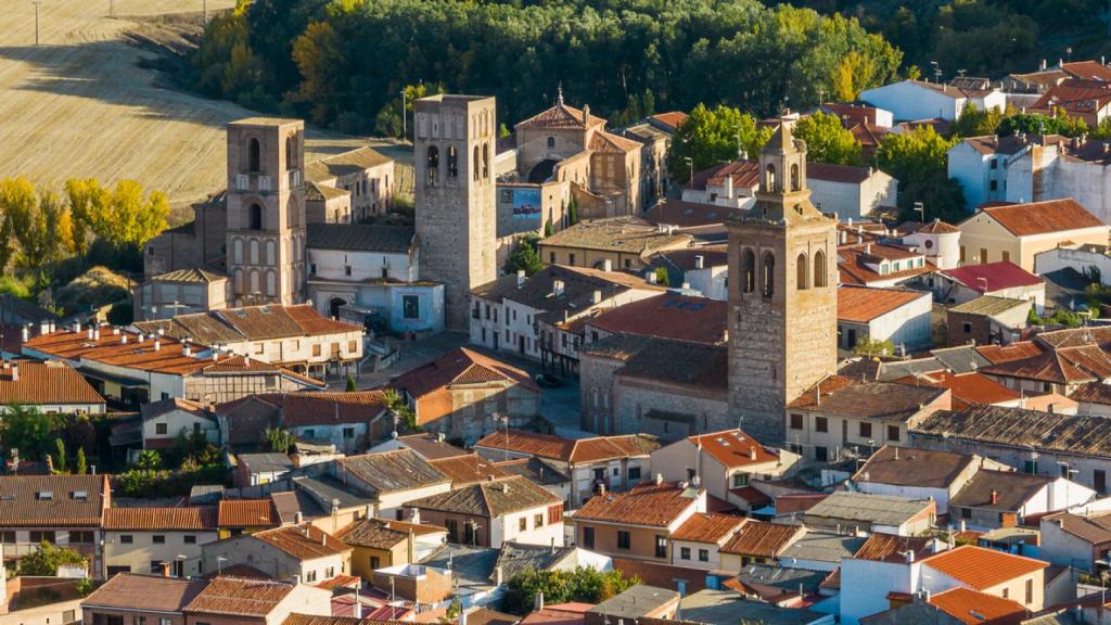 Vista aérea de Arévalo en Ávila