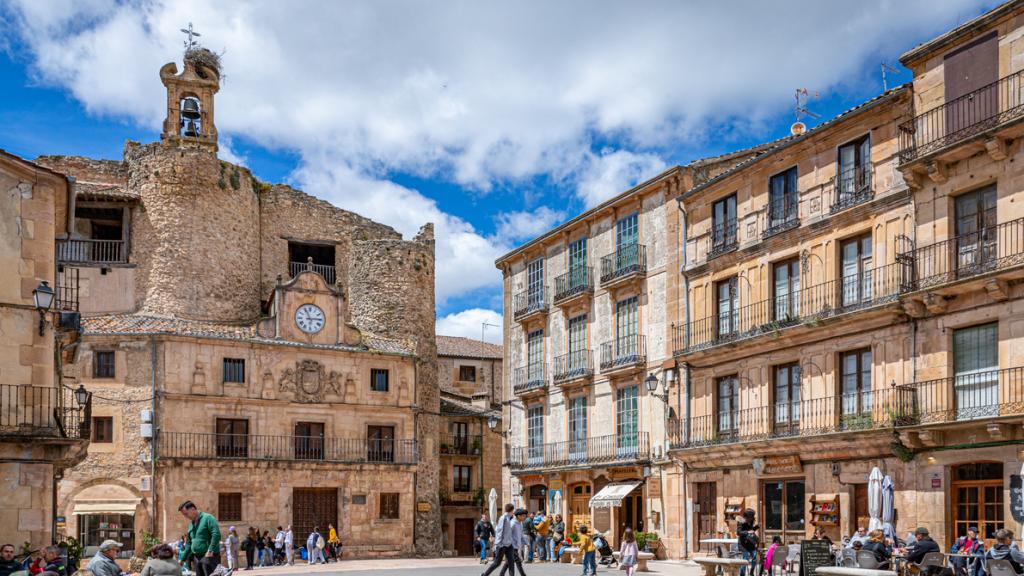 Plaza de España de Sepúlveda, Segovia.