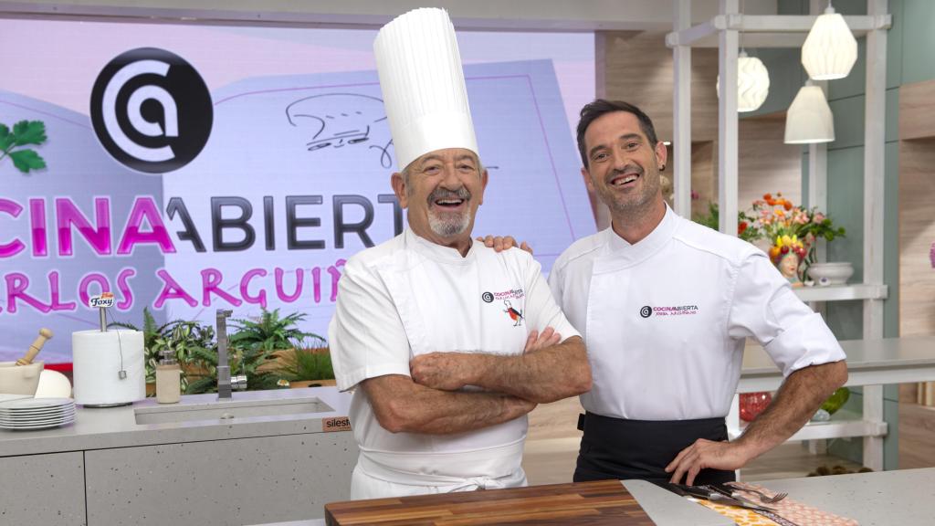 Karlos y Joseba Arguiñano en 'Cocina abierta'.